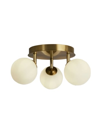 Licht-Erlebnisse Spot Strahler (B)34 x (L)34 x (H)13.5 cm in Gold Weiß