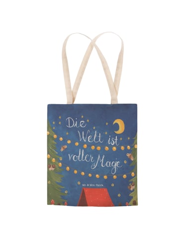 Mr. & Mrs. Panda Shopper Bag Die Welt ist voller Magie mit Spruch in Bunt