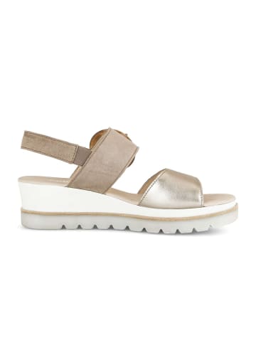 Gabor Plateau Sandalen in beige