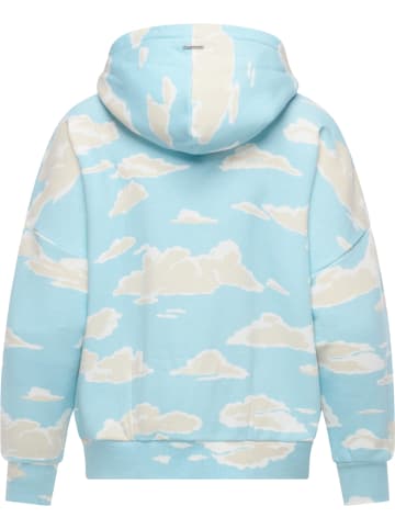 ragwear Kapuzenpullover Pirita Print in Cloud