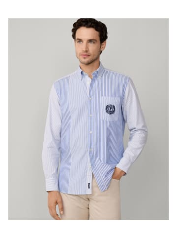 Faconnable Hemd in 570-Azul/blanco