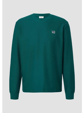 s.Oliver Sweatshirt in 7953_tannengrün