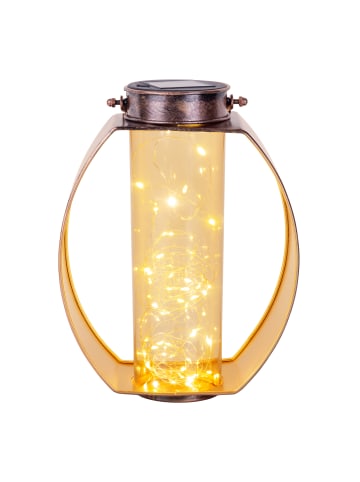 näve LED Solarleuchte "FAIRYLIGHT" in gold -  (L)19,5cm x (B)12,5cm x (H)26cm