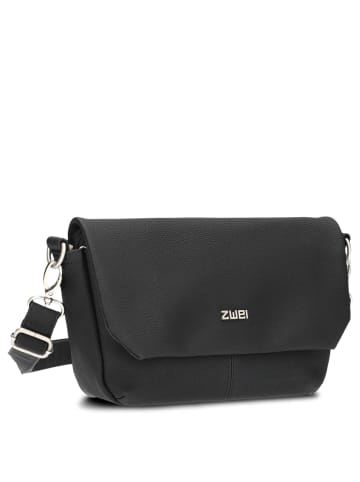 Zwei Mademoiselle M40 - Umhängetasche 28 cm (leo) in nubuk-black