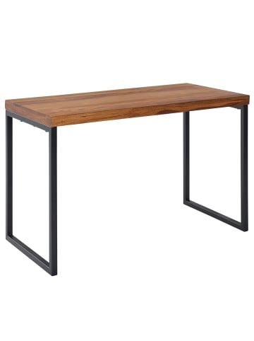 KADIMA DESIGN Schreibtisch Massivholz / Metall 117x59x76,5 cm