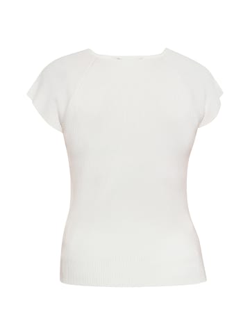 NAEMI Shortsleeve Top in Wollweiss