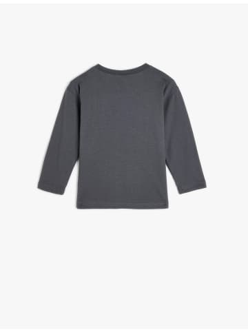 KOTON T-shirt in Anthrazit