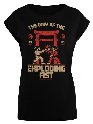 F4NT4STIC T-Shirt Retro Gaming The Way of the Exploding Fist in schwarz