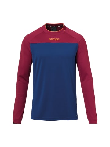 Kempa Longsleeve PRIME LANGARMSHIRT Kids in deep blau/deep rot