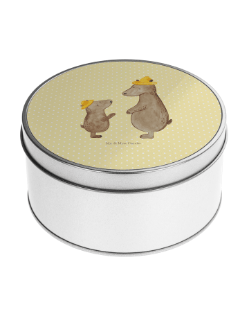 Mr. & Mrs. Panda Vorratsdose Bären mit Hut ohne Spruch in Gelb Pastell