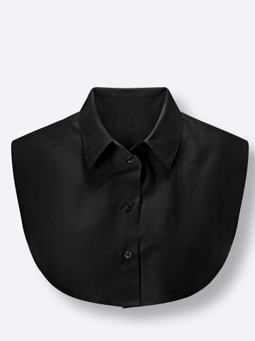 Sieh an! Einsteckkragen in schwarz