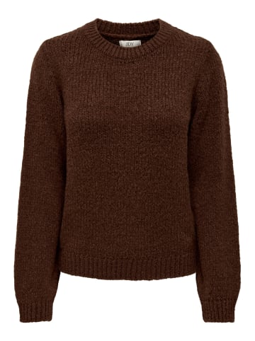 JACQUELINE de YONG Weicher Strickpullover Langarm Sweater JDYJOLA in Braun