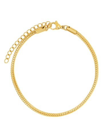 Steel_Art Gliederarmband Damen Cindy goldfarben in goldfarben