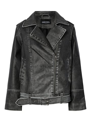 Pieces Bikerjacke in Black