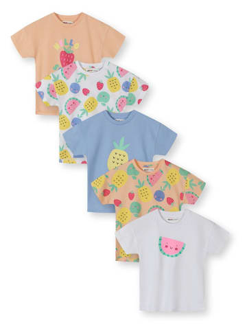 Minoti 5-er Pack T-shirt 30TEE102 in apricot