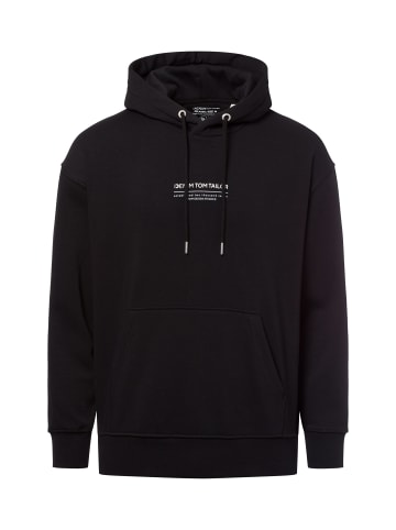 TOM TAILOR Denim Kapuzenpullover in schwarz - 0002