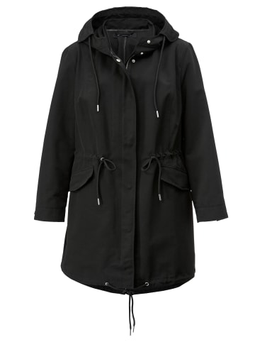 Sara Lindholm Parka in schwarz