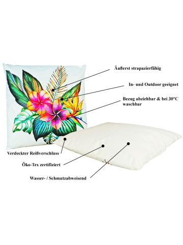 JACK Outdoor Dekokissen Motiv 45x45cm inkl. Füllung Tropical Dream