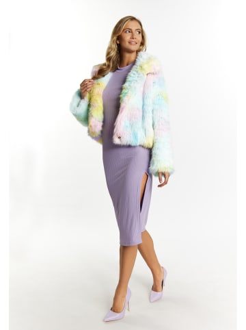 faina Faux Fur Blouson in Regenbogen