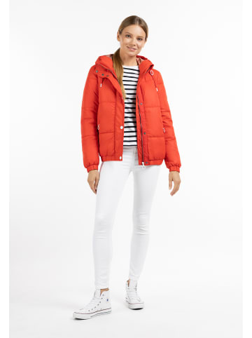 DreiMaster Maritim Damen Wattierter Winterblouson in Rot Koralle