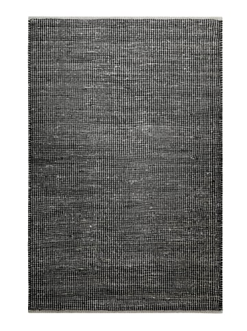 Green Looop Handweb-Teppich Toulouse in schwarz