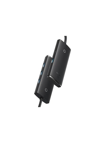 Wisam® Baseus Lite Series Hub 4in1 USB auf 4x USB 3.0, 1m (Schwarz)