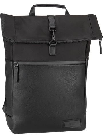 Jost Rolltop Rucksack Riga Backpack Courier in Black