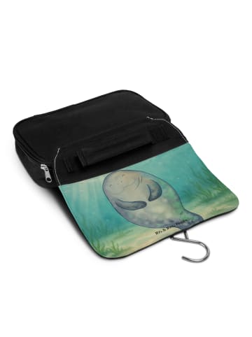 Mr. & Mrs. Panda kosmetiktäschchen Seekuh Happy Design ohne Spruch in Weiß