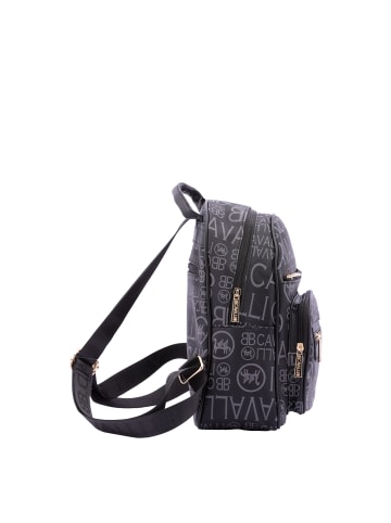 B Cavalli B Rucksack in BLACK AND BLACK