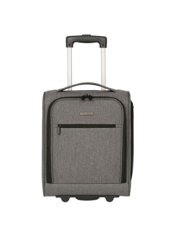 travelite Cabin Underseater - 2-Rollen-Kabinentrolley XS 43 cm (petrol) in grau