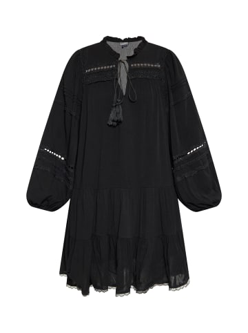 DreiMaster Damen Kleid in Schwarz