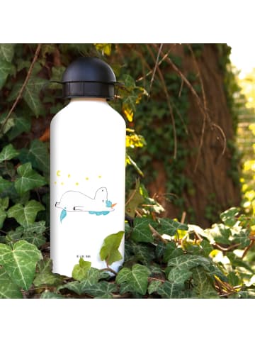 Mr. & Mrs. Panda Trinkflasche Einhorn Sternenhimmel ohne Spruch in Weiß