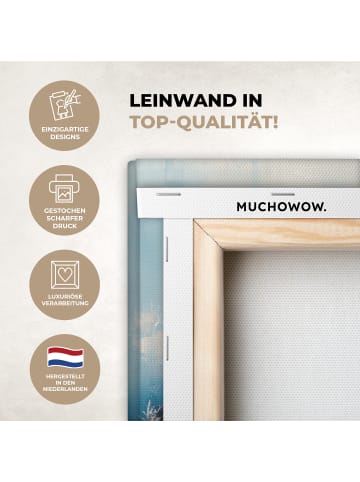 MuchoWow Leinwand bilder Winterwald (BxH)