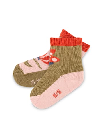 Sigikid Socken-Set 3er happy ladybug in Rot/Rosa/Grün