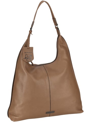 Burkely Beuteltasche Mystic Maeve Shoulder Hobo in Taupe