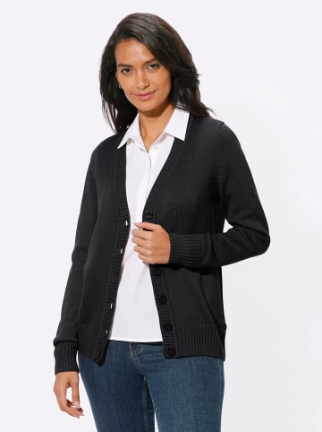 WITT WEIDEN Strickjacke in schwarz