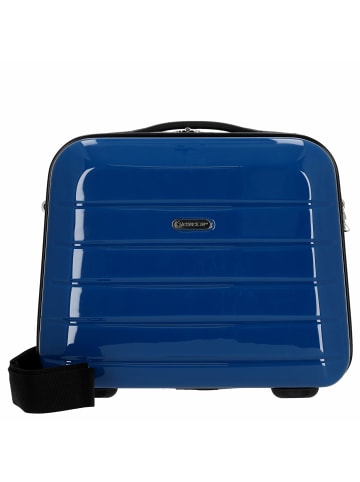 Check.In London 2.0 - Beautycase 33 cm (carbon schwarz) in blau