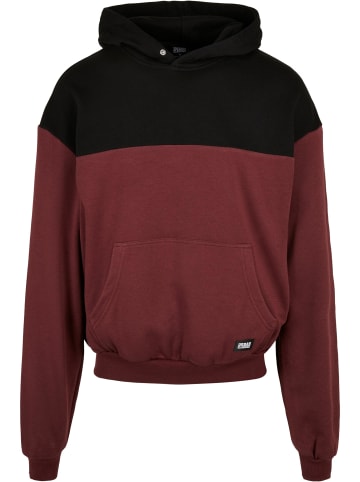 Urban Classics Kapuzenpullover in cherry/blk