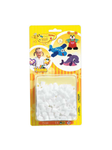 Hama Blister mit 250 Maxi-Bügelperlen weiß - ab 3 Jahren