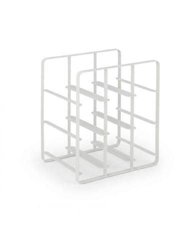relaxdays 2 x Weinregal in Weiß - (B)27,5 x (H)30 x (T)20 cm