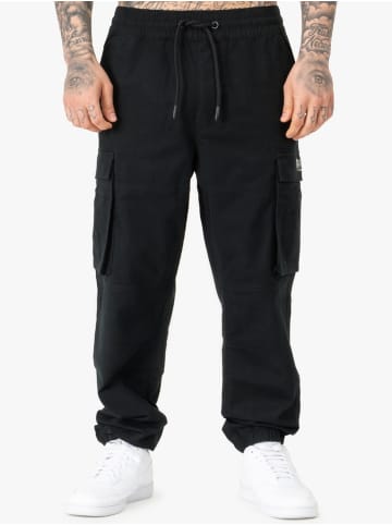 Lonsdale Cargohose "Mickley Herren Cargohose normale Passform" in Schwarz