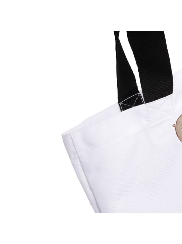Mr. & Mrs. Panda Tote Bag Otter Kind mit Spruch in Weiß