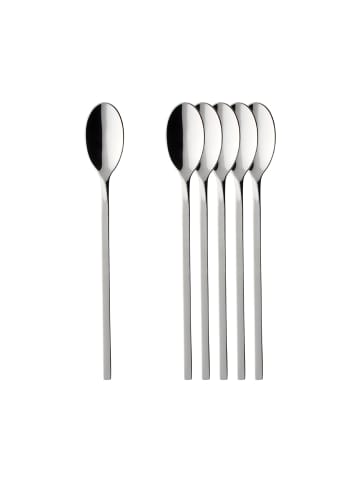 Villeroy & Boch 6er Set Latte-Macchiato-Löffel NewWave in Edelstahl 19,9 cm in edelstahl