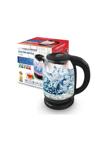Esperanza Loire Glas Wasserkocher mit Thermometer 1,7L