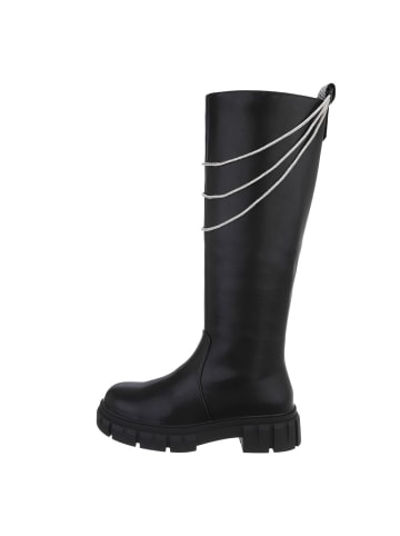 Ital-Design Stiefel in Schwarz