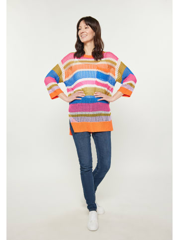 usha BLUE LABEL Women Sweater in multicolour orange