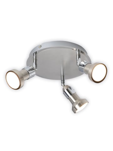 näve LED Spot "MOTRIL" in chrome - (L)20 cm x (B)20 cm x (H)15 cm - EEK G