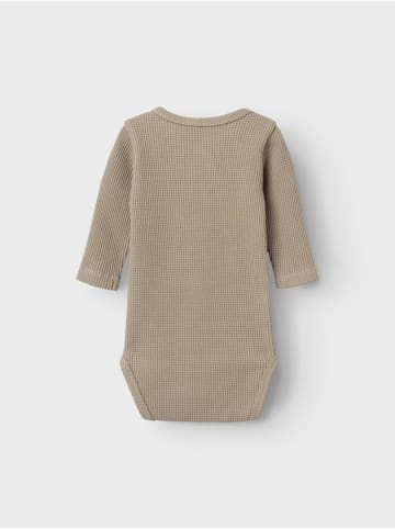 name it Baby Wickelbody NBNWAFFE LS WRAP BODY in pure cashmere