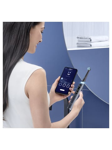 Oral-B Elektrische Zahnbürste "iO Series 9 + 2. Handstück & Reiseetui" in Schwarz/Rose