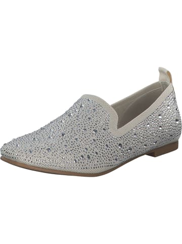 La Strada Slipper in beige knitted stones